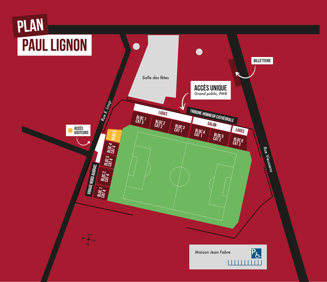 Plan Stade Paul Lignon